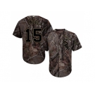 Men Chicago White Sox #15 Adam Engel Camo Realtree Collection Cool Base Stitched MLB Jerseys