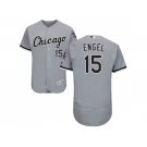 Men Chicago White Sox #15 Adam Engel Grey Flexbase Authentic Collection Stitched MLB Jerseys