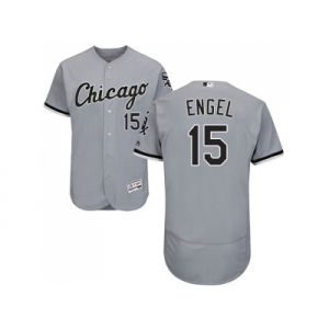 Men Chicago White Sox #15 Adam Engel Grey Flexbase Authentic Collection Stitched MLB Jerseys