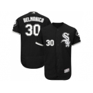 Men Chicago White Sox #30 Nicky Delmonico Black Flexbase Authentic Collection Stitched MLB Jerseys