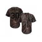 Men Chicago White Sox #30 Nicky Delmonico Camo Realtree Collection Cool Base Stitched MLB Jerseys