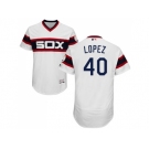 Men Chicago White Sox #40 Reynaldo Lopez White Flexbase Authentic Collection Alternate Home Stitched MLB Jerseys