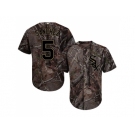 Men Chicago White Sox #5 Yolmer Sanchez Camo Realtree Collection Cool Base Stitched MLB Jerseys