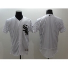 Men Chicago White Sox Black Majestic White Flexbase Authentic Collection Jersey