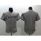 Men Chicago White Sox Blank Majestic Gray Flexbase Authentic Collection Jersey