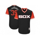 Men's 2017 Little League World Series White Sox #39 Alen Hanson El Chamaquito Black Jersey