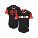 Men's 2017 Little League World Series White Sox #44 Tyler Clippard Clip Black Jersey