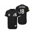 Men's Chicago White Sox #18 Tyler Saladino 2017 Spring Training Cool Base Stitched MLB Jersey