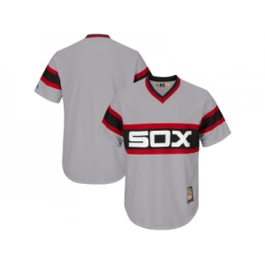 Men's Chicago White Sox Majestic Road Gray Cooperstown Cool Base Jersey