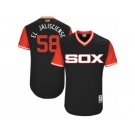 Men's Chicago White Sox Miguel Gonzalez #58 El Jalisciense Majestic Black 2017 Players Weekend Authentic Jersey