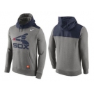 Men's Chicago White Sox Nike Gray Cooperstown Collection Hybrid Pullover Hoodie