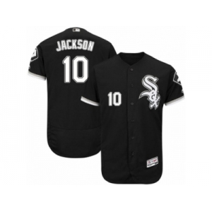 Men's Majestic Chicago White Sox #10 Austin Jackson Black Flexbase Authentic Collection MLB Jersey