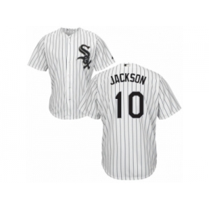 Men's Majestic Chicago White Sox #10 Austin Jackson Replica White Home Cool Base MLB Jersey