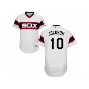 Men's Majestic Chicago White Sox #10 Austin Jackson White Flexbase Authentic Collection MLB Jersey