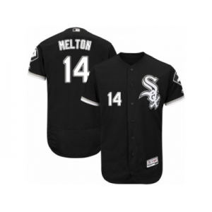 Men's Majestic Chicago White Sox #14 Bill Melton Black Flexbase Authentic Collection MLB Jersey