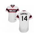 Men's Majestic Chicago White Sox #14 Paul Konerko White Flexbase Authentic Collection MLB Jersey