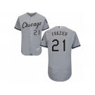 Men's Majestic Chicago White Sox #21 Todd Frazier Grey Flexbase Authentic Collection MLB Jersey