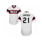 Men's Majestic Chicago White Sox #21 Todd Frazier White Flexbase Authentic Collection MLB Jersey