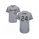 Men's Majestic Chicago White Sox #24 Early Wynn Grey Flexbase Authentic Collection MLB Jersey