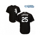 Men's Majestic Chicago White Sox #25 Adam LaRoche Authentic Black Alternate Home Cool Base MLB Jersey