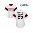 Men's Majestic Chicago White Sox #25 Adam LaRoche Authentic White 2013 Alternate Home Cool Base MLB Jersey