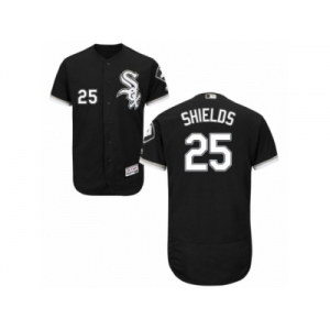 Men's Majestic Chicago White Sox #25 James Shields Black Flexbase Authentic Collection MLB Jersey