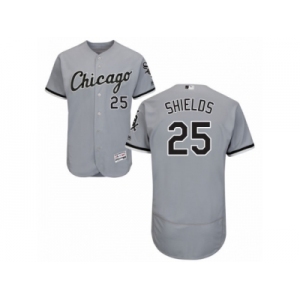 Men's Majestic Chicago White Sox #25 James Shields Grey Flexbase Authentic Collection MLB Jersey