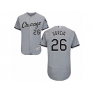 Men's Majestic Chicago White Sox #26 Avisail Garcia Grey Flexbase Authentic Collection MLB Jersey