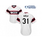 Men's Majestic Chicago White Sox #31 Alex Avila Replica White 2013 Alternate Home Cool Base MLB Jersey