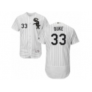 Men's Majestic Chicago White Sox #33 Zach Duke White Black Flexbase Authentic Collection MLB Jersey