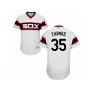 Men's Majestic Chicago White Sox #35 Frank Thomas White Flexbase Authentic Collection MLB Jersey