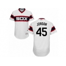 Men's Majestic Chicago White Sox #45 Michael Jordan White Flexbase Authentic Collection MLB Jersey