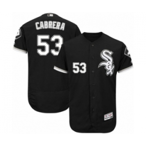 Men's Majestic Chicago White Sox #53 Melky Cabrera Black Flexbase Authentic Collection MLB Jersey