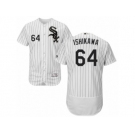 Men's Majestic Chicago White Sox #64 Travis Ishikawa White Black Flexbase Authentic Collection MLB Jersey