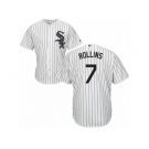 Men's Majestic Chicago White Sox #7 Jimmy Rollins Replica White Home Cool Base MLB Jersey