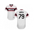 Men's Majestic Chicago White Sox #79 Jose Abreu White Flexbase Authentic Collection MLB Jersey