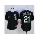 mlb jerseys chicago white sox #21 frazier black