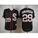 mlb jerseys chicago white sox #29 samardzija black[2015 new]