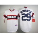 mlb jerseys chicago white sox #29 samardzija white[m&n]