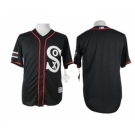 mlb jerseys chicago white sox blank black[2015 new]