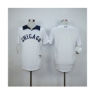 mlb jerseys chicago white sox blank white-1[m&n]