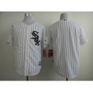 mlb jerseys chicago white sox blank white[black strip]