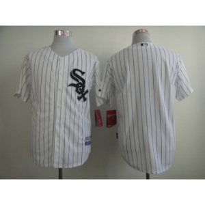 mlb jerseys chicago white sox blank white[black strip]