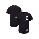 Detroit Tigers Blank Navy 2017 Spring Training Flexbase Authentic Collection Stitched Baseball Jersey