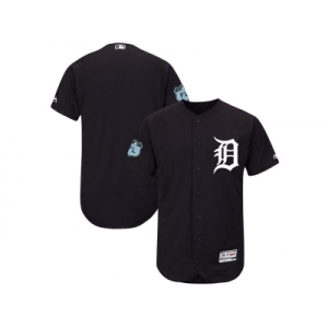 Detroit Tigers Blank Navy 2017 Spring Training Flexbase Authentic Collection Stitched Baseball Jersey
