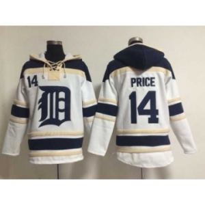 MLB detroit tigers #14 jackson white jerseys[pullover hooded sweatshirt]