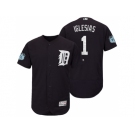 Men's Detroit Tigers #1 Jose Iglesias 2017 Spring Training Flex Base Authentic Collection Stitched Baseball Jersey