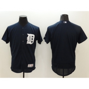 Men's Detroit Tigers blank Majestic Navy Flexbase Authentic Collection Team Jersey