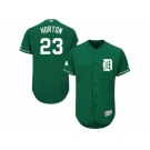 Men's Majestic Detroit Tigers #23 Willie Horton Green Celtic Flexbase Authentic Collection MLB Jersey