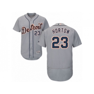 Men's Majestic Detroit Tigers #23 Willie Horton Grey Flexbase Authentic Collection MLB Jersey